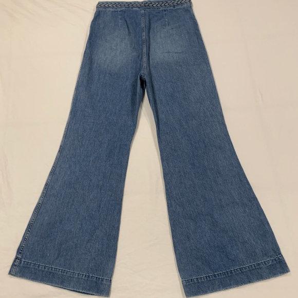 Free People High Waist Wide Leg Jeans - Picture 6 of 7